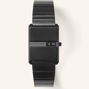 Breda Pulse Watch in black, digital, minimalist watch